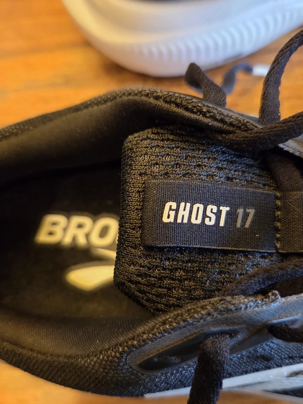Brooks Ghost 17 Women's Black and Whitr Running Shoes - Lightweight Performance